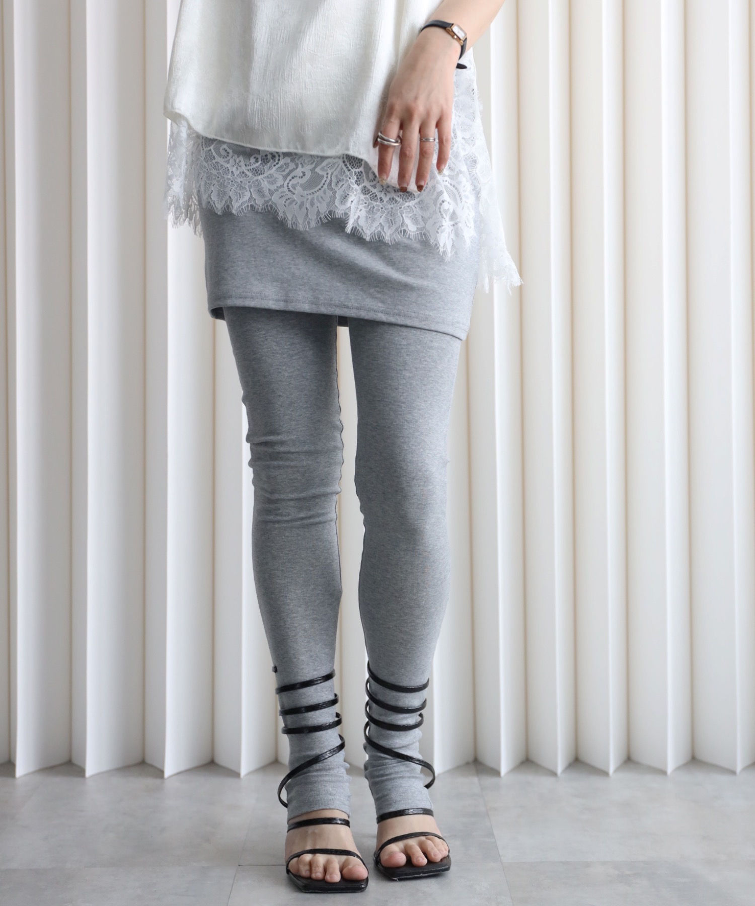 model：155cm. 着用サイズ：FREE