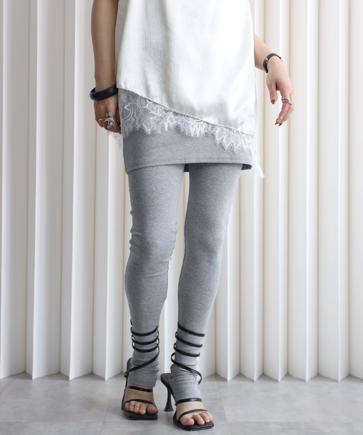 model：155cm. 着用サイズ：FREE
