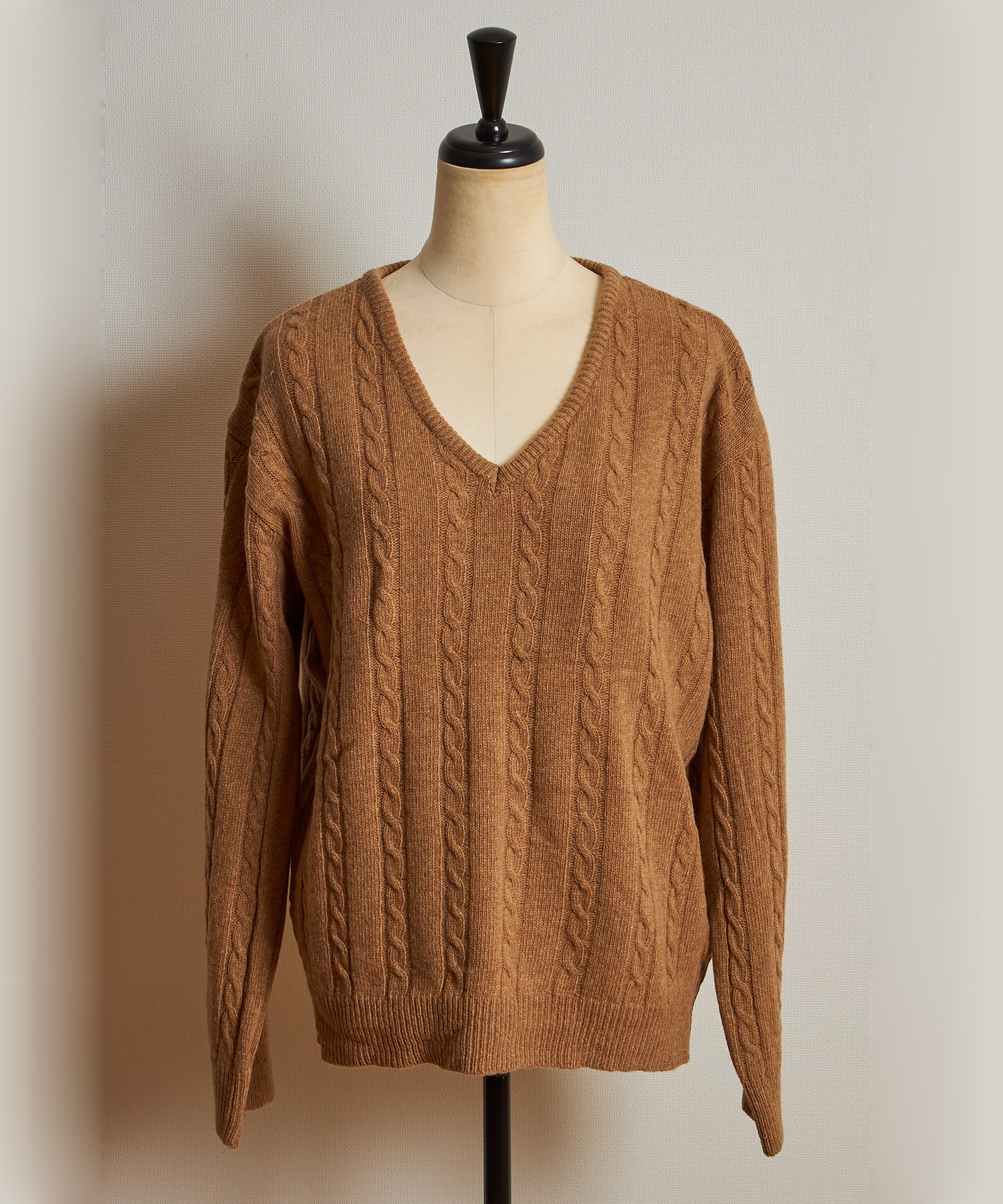 ブランド品 Cookie Chocolatevネックケーブルニット Movimientoconsolacion Es