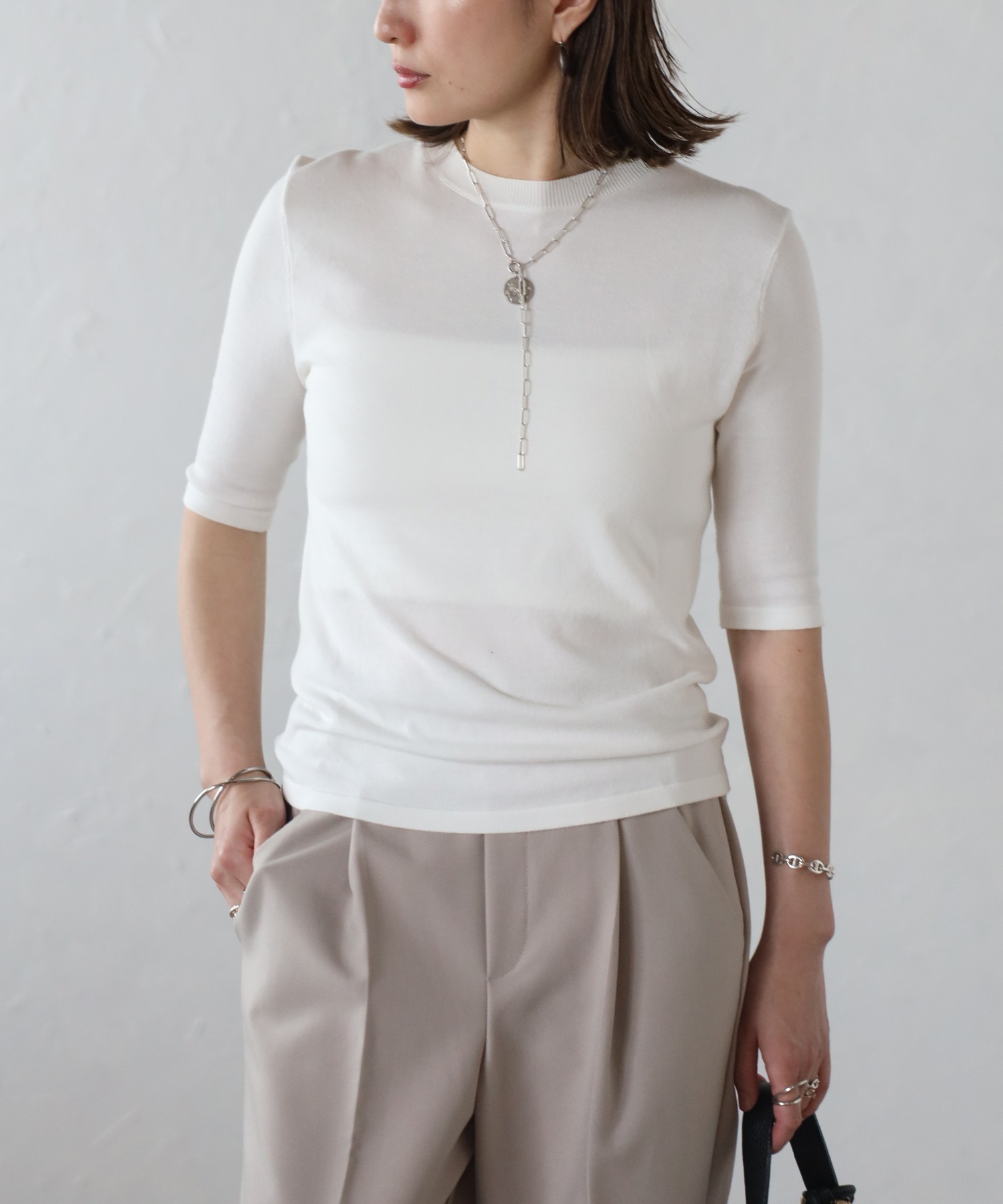 model：H158 着用サイズ：FREE