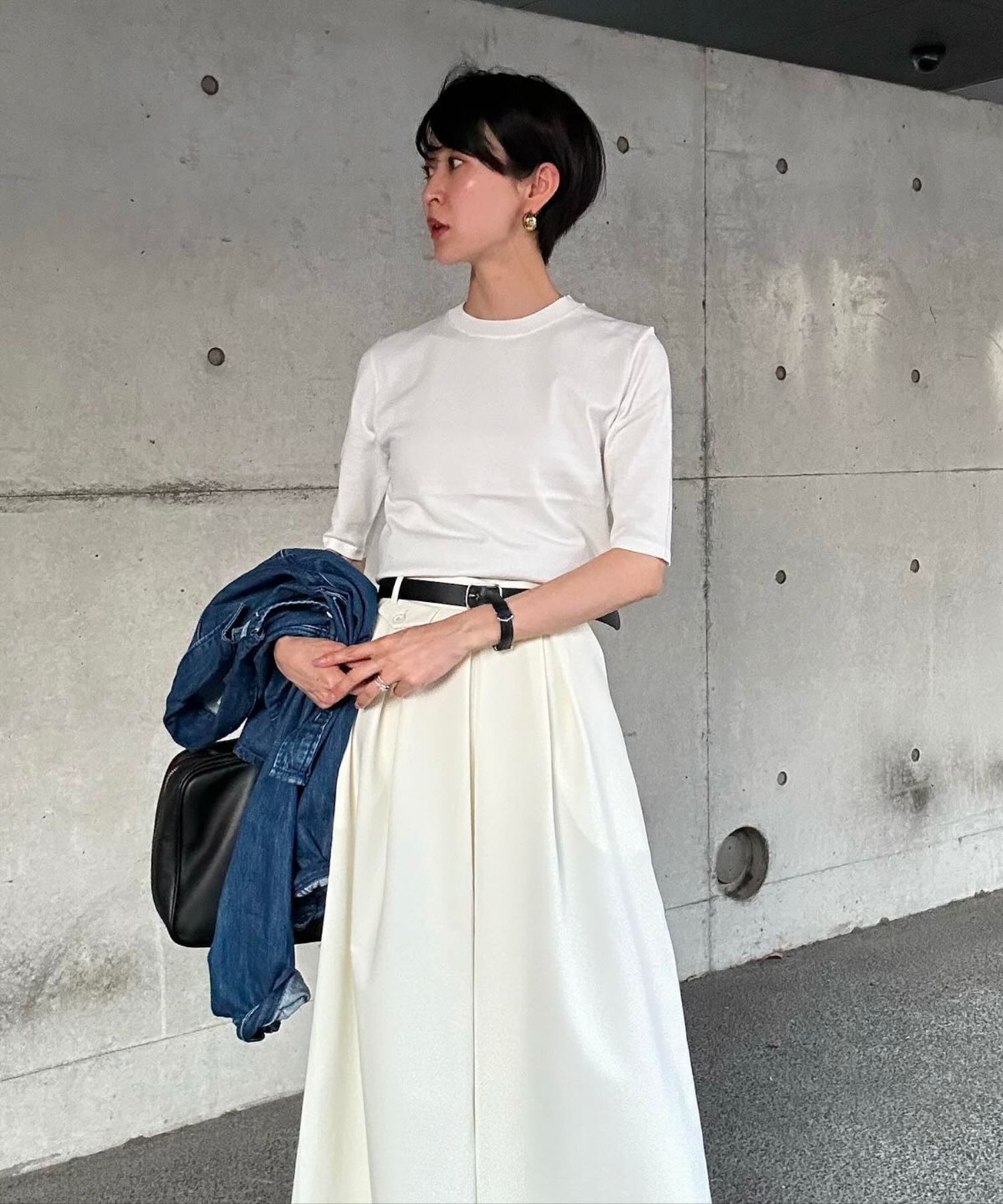 model：H157 着用サイズ：FREE