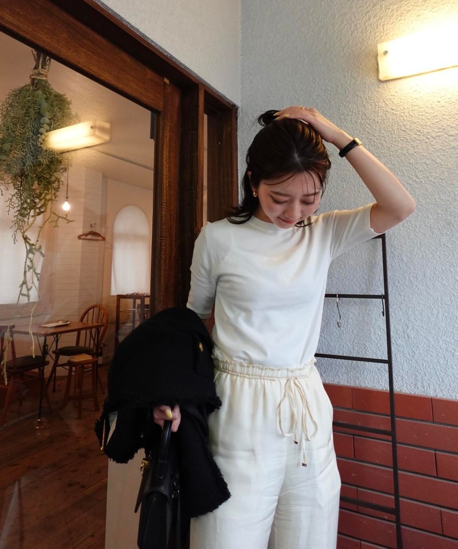 model：H160 着用サイズ：FREE