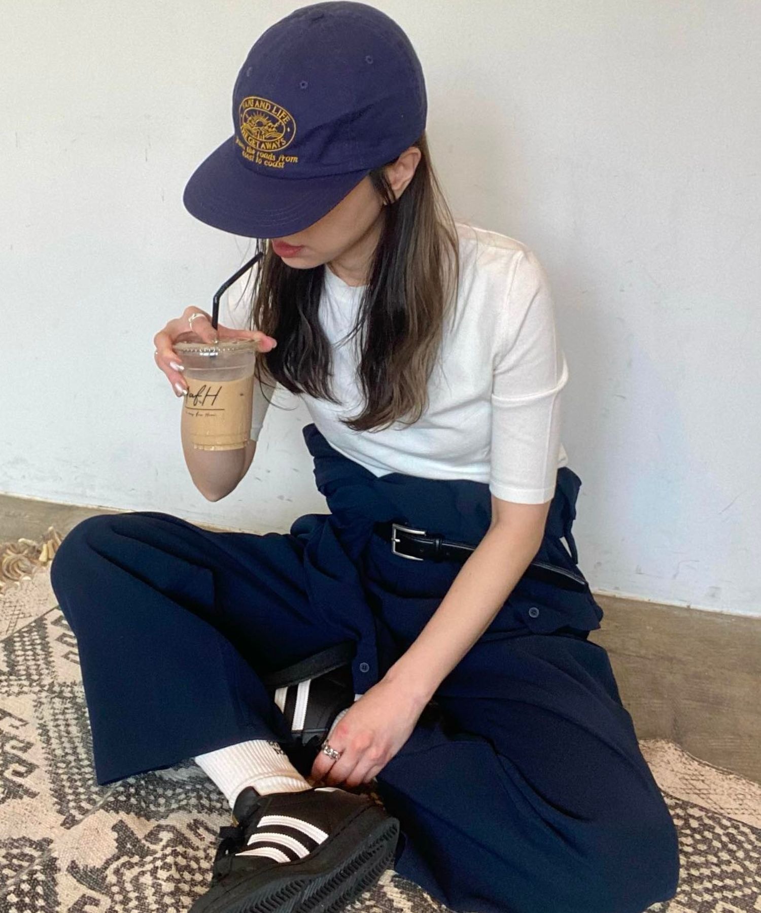 model：H160 着用サイズ：FREE