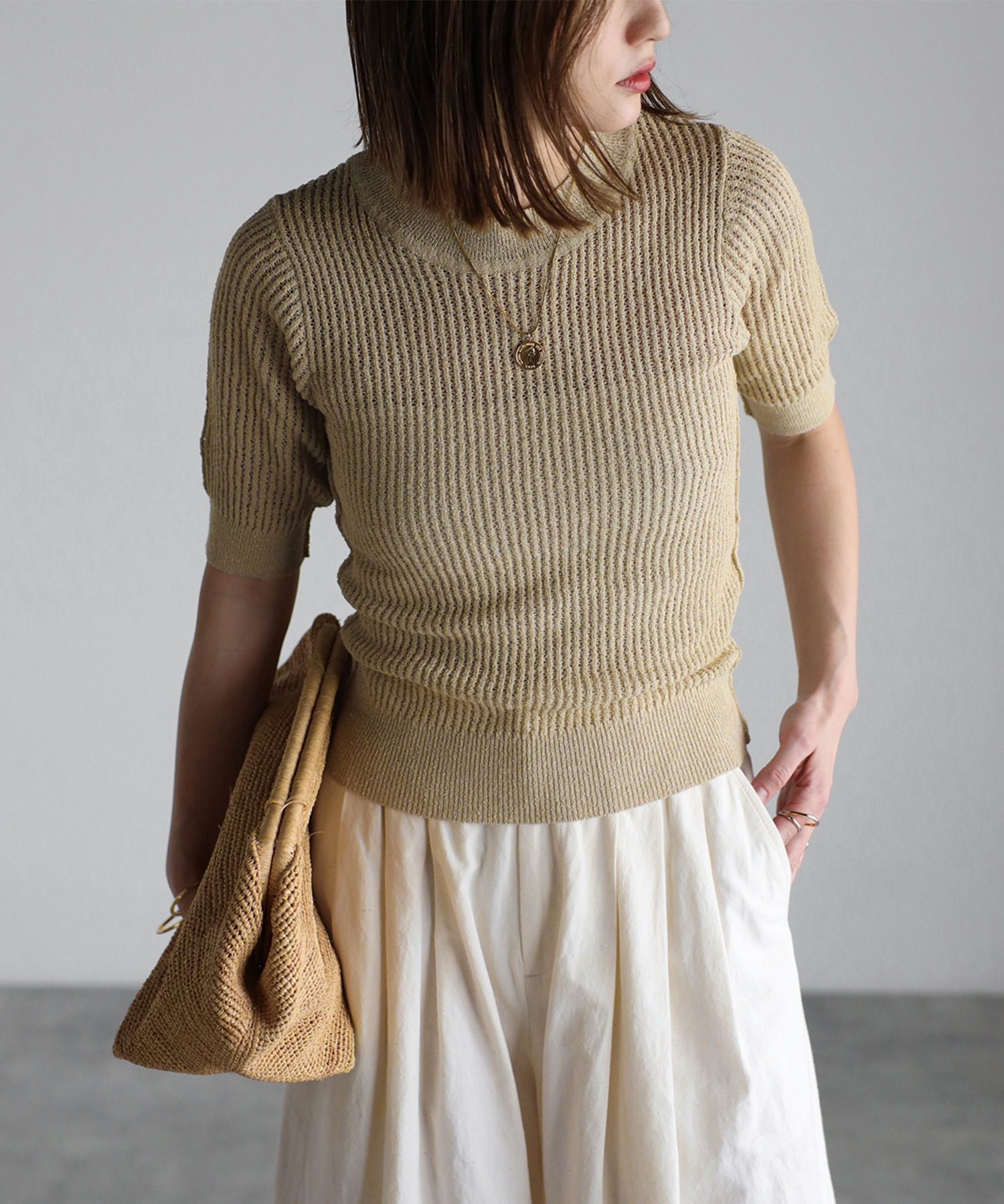 model：H158 着用サイズ：FREE