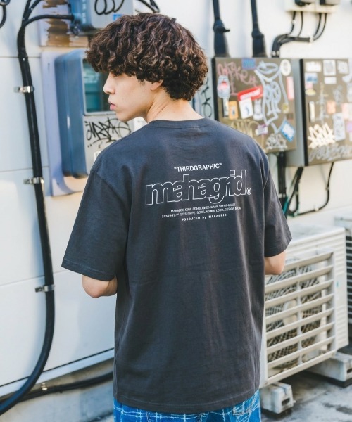 mahagrid/マハグリッド』BACK THIRD LOGO TEE /バックサードロゴ T