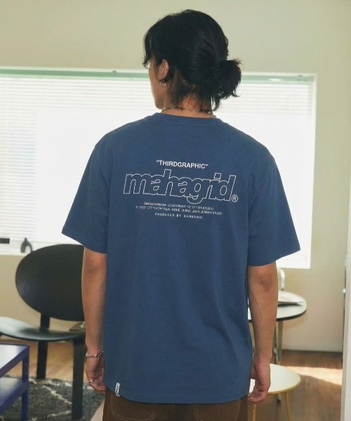 mahagrid/マハグリッド』BACK THIRD LOGO TEE /バックサードロゴ T