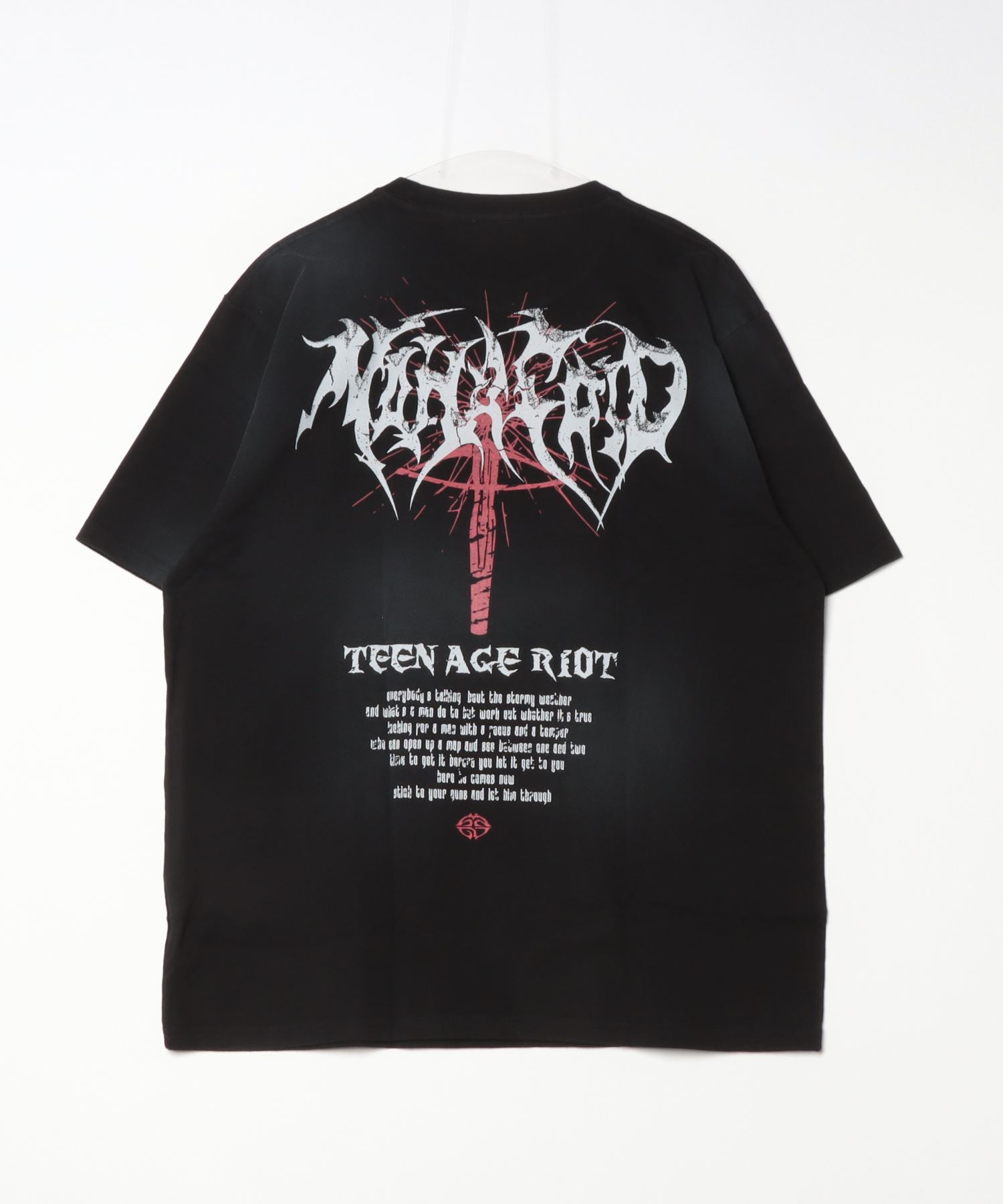[ MAHAGRID]★25SS★韓国人気★ROCK STAR APPLIQUE TEE ROCK STAR APPLIQUE TEE[WHITE] - MAHAGRID