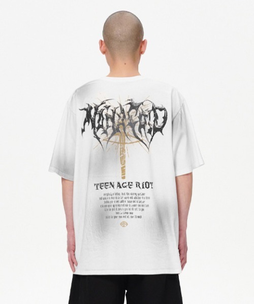 [ MAHAGRID]★25SS★韓国人気★OFF SHOULDER RAGLAN TEE t mahagrid(マハグリッド) - 海外通販のBUYMA