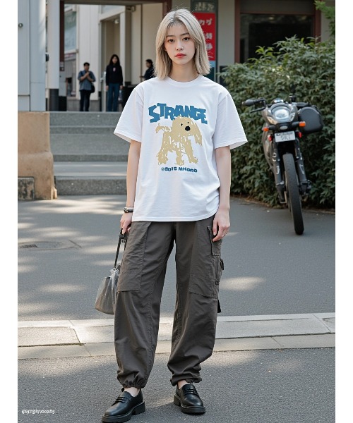 mahagrid/マハグリッド』STRANGE PUPPY TEE/ストレンジパピー Tシャツ