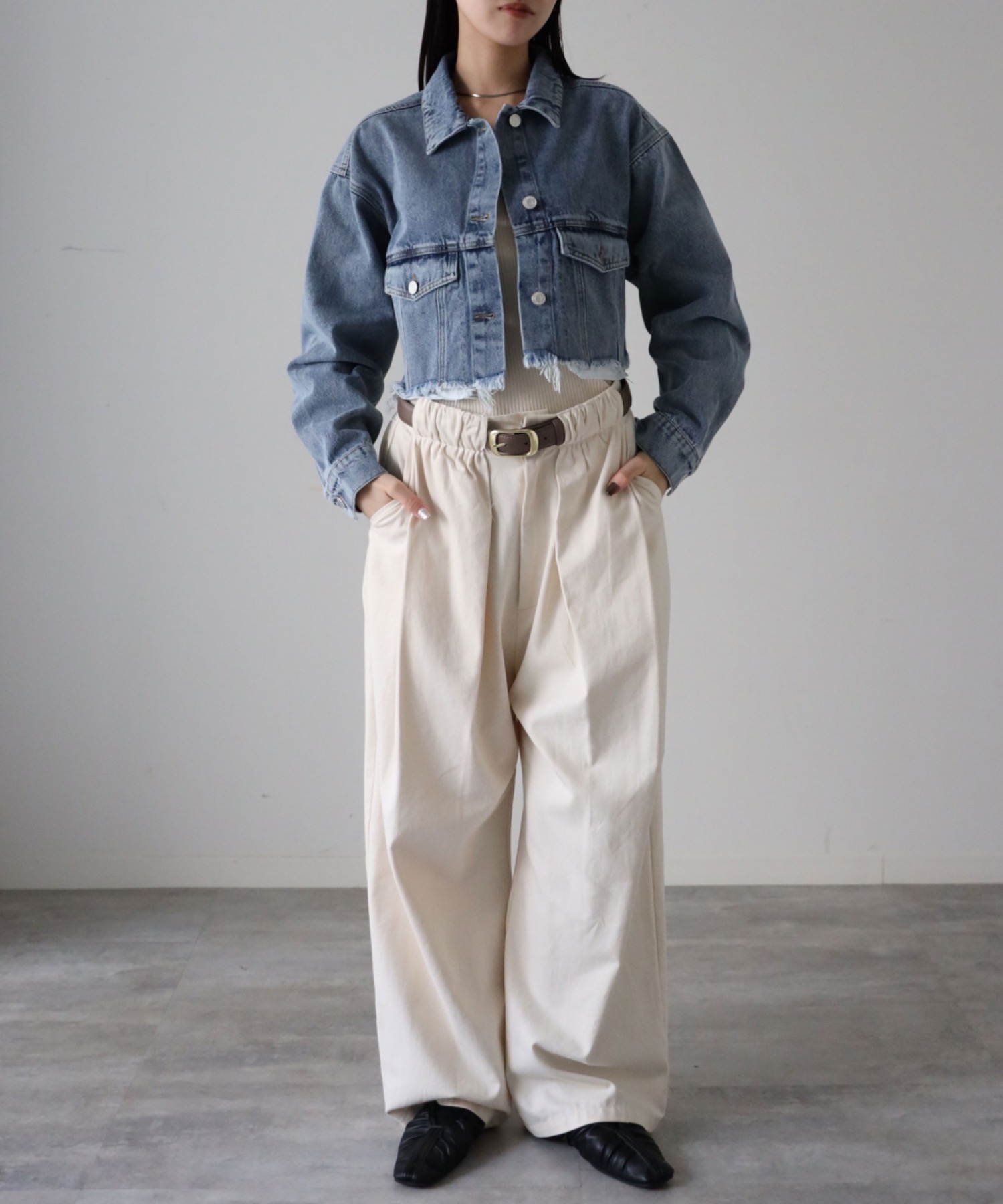 model164cm. 着用サイズ：FREE