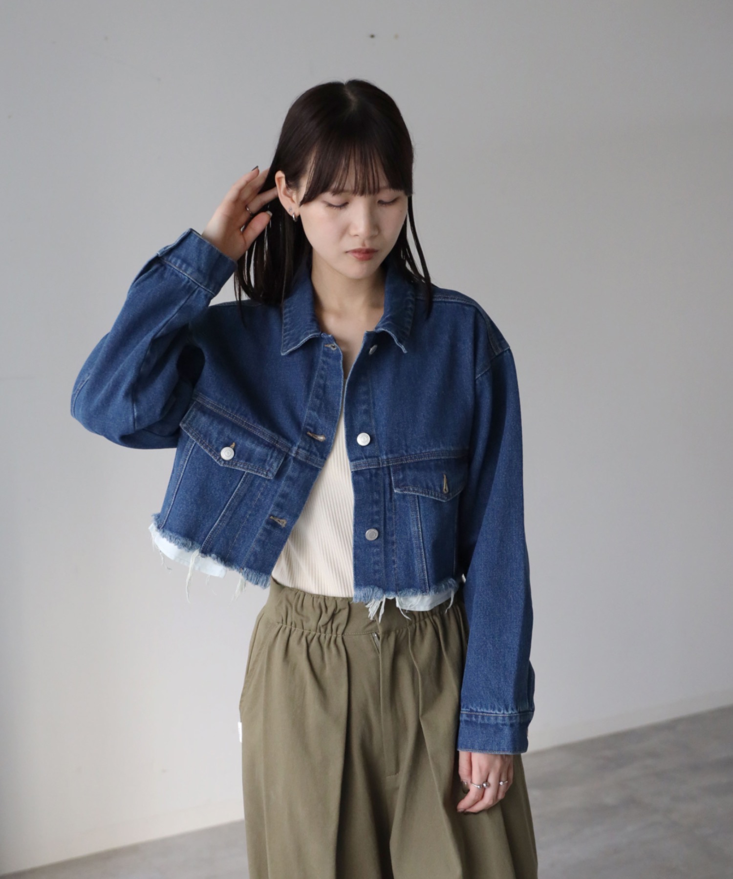 model164cm. 着用サイズ：FREE