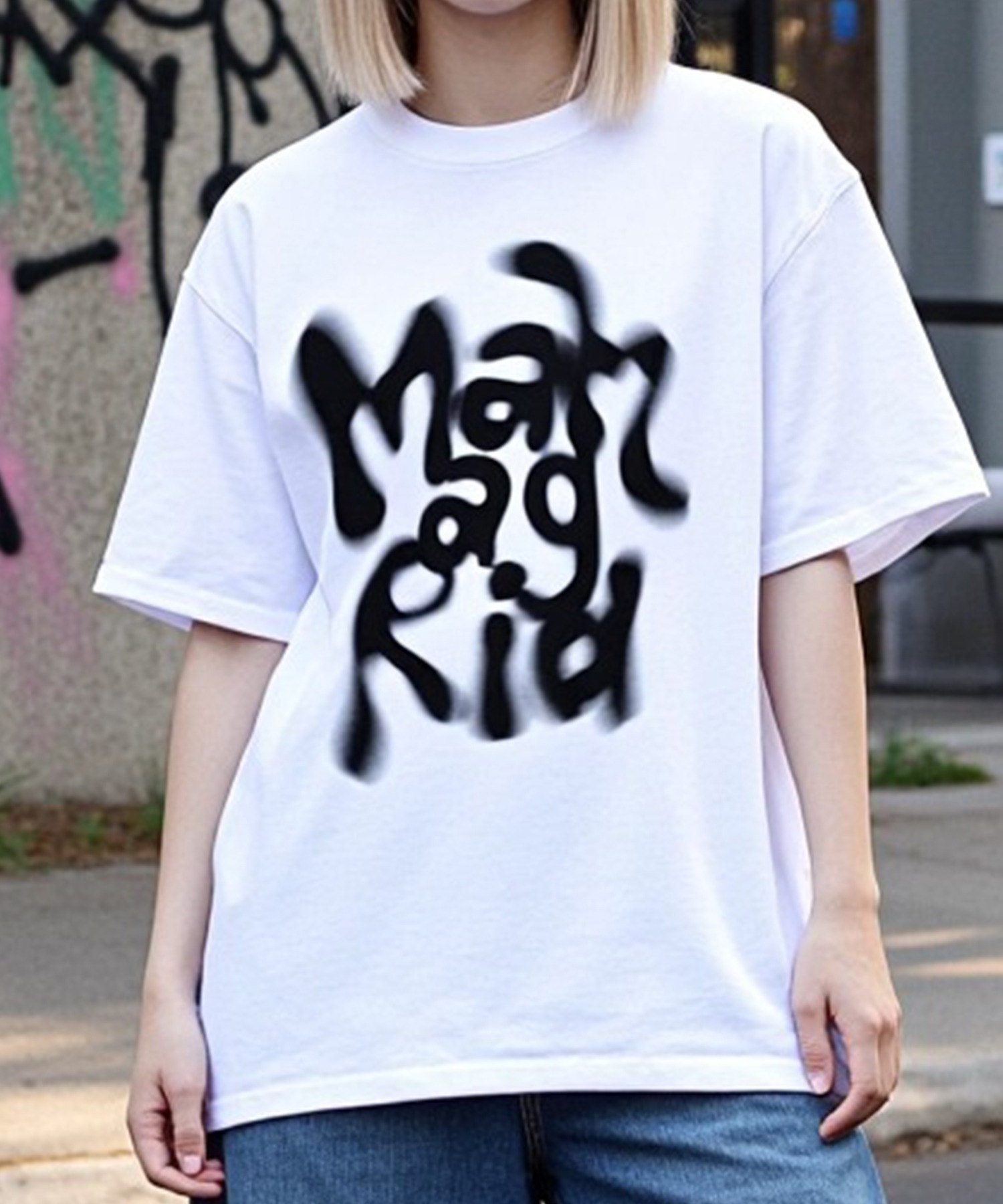 【mahagrid】23FW★ BLUR LS TEE mahagrid/マハグリッド』 GRAFFITI BLUR TEE /グラフィティ
