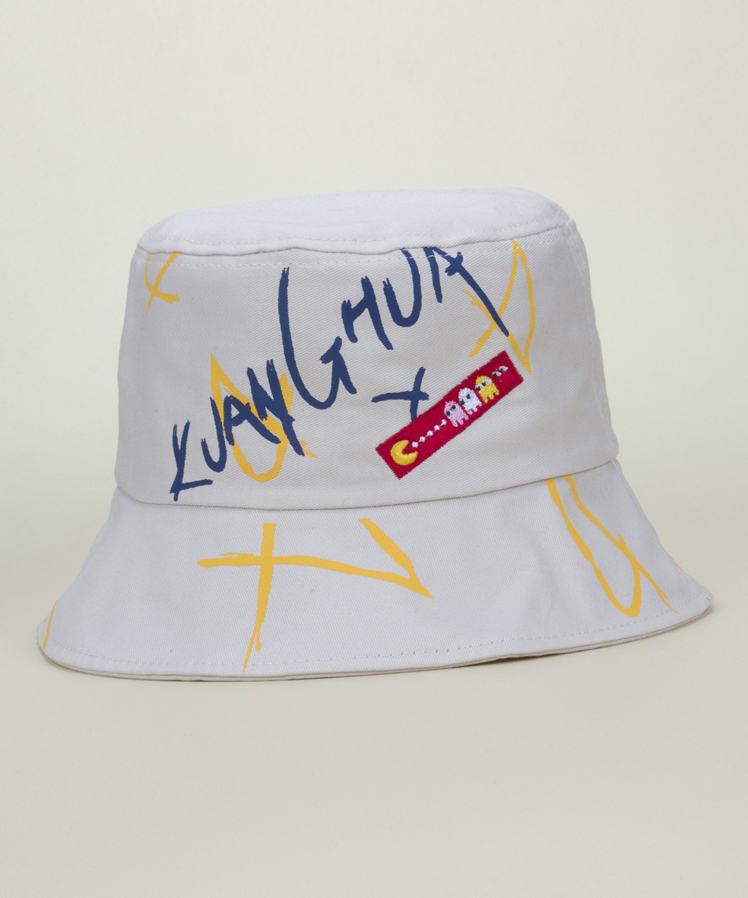 Hook 定番 落書き風イラストプリントバケットハット