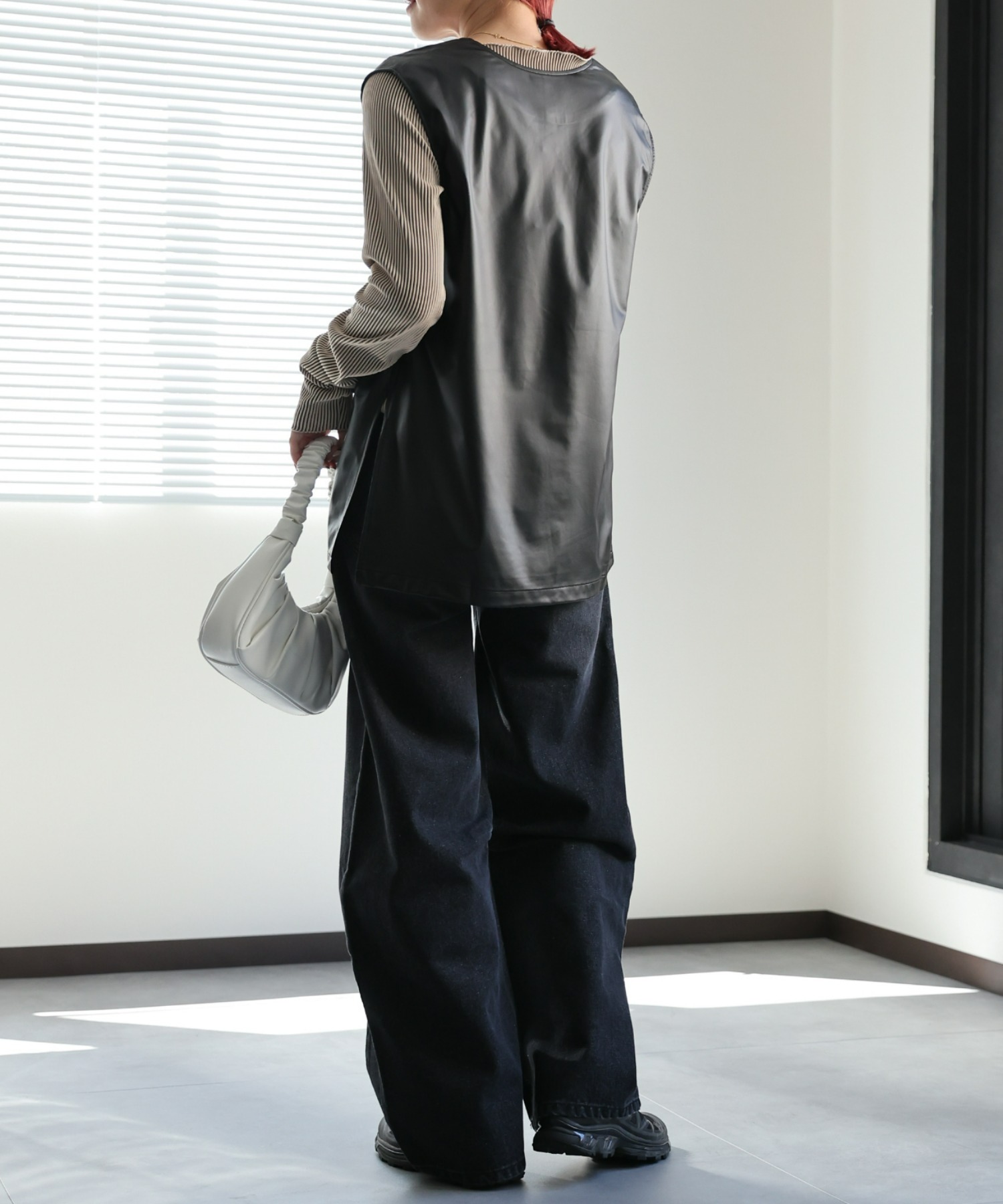 model:162㎝　着用サイズ:FREE