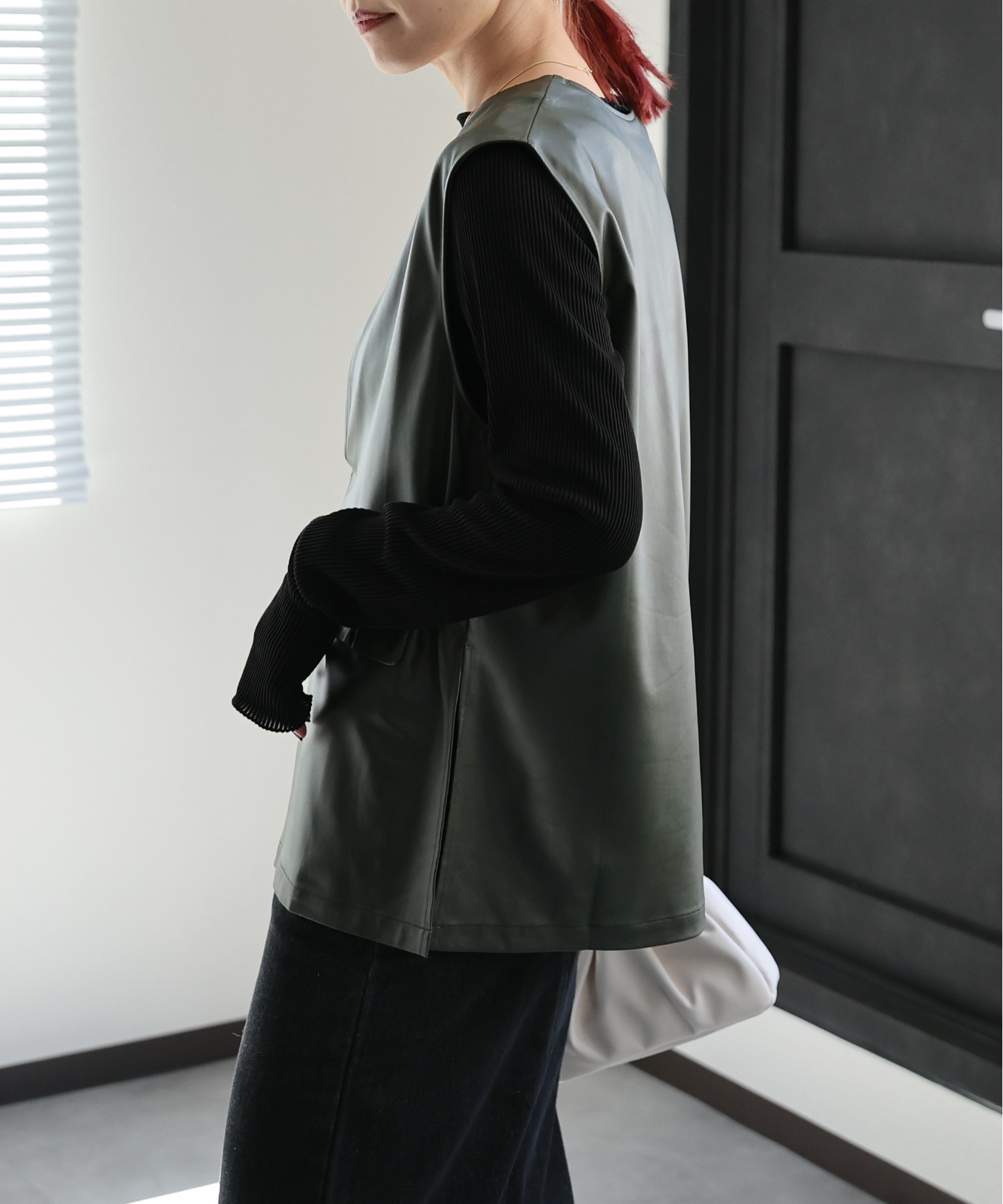 model:162㎝　着用サイズ:FREE