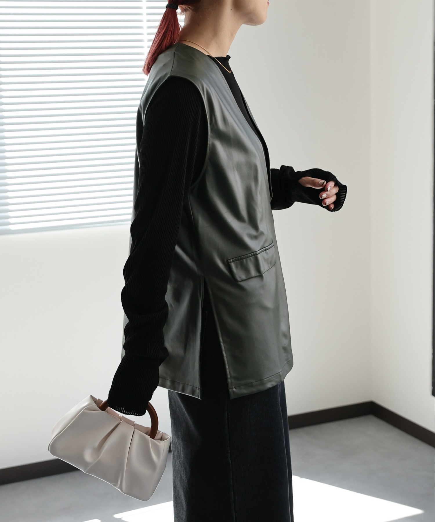 model:162㎝　着用サイズ:FREE