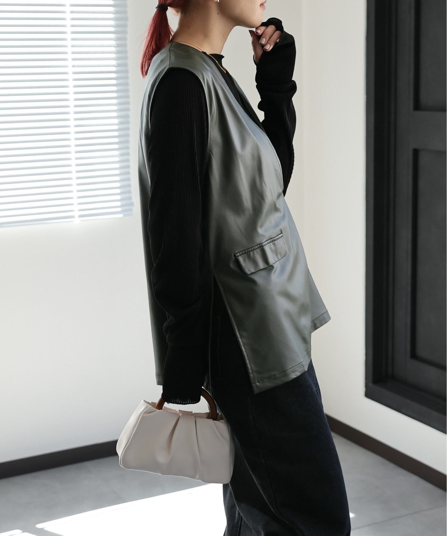 model:162㎝　着用サイズ:FREE
