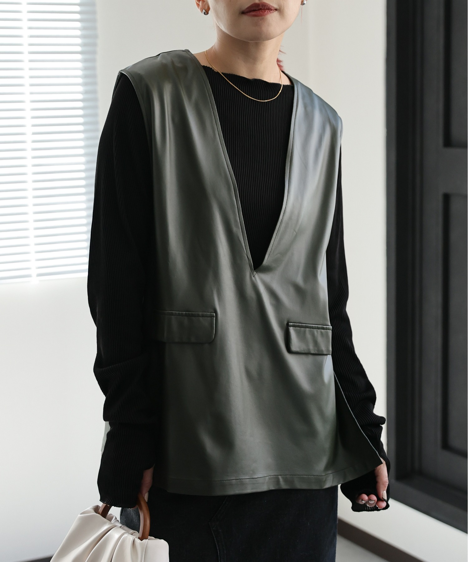 model:162㎝　着用サイズ:FREE