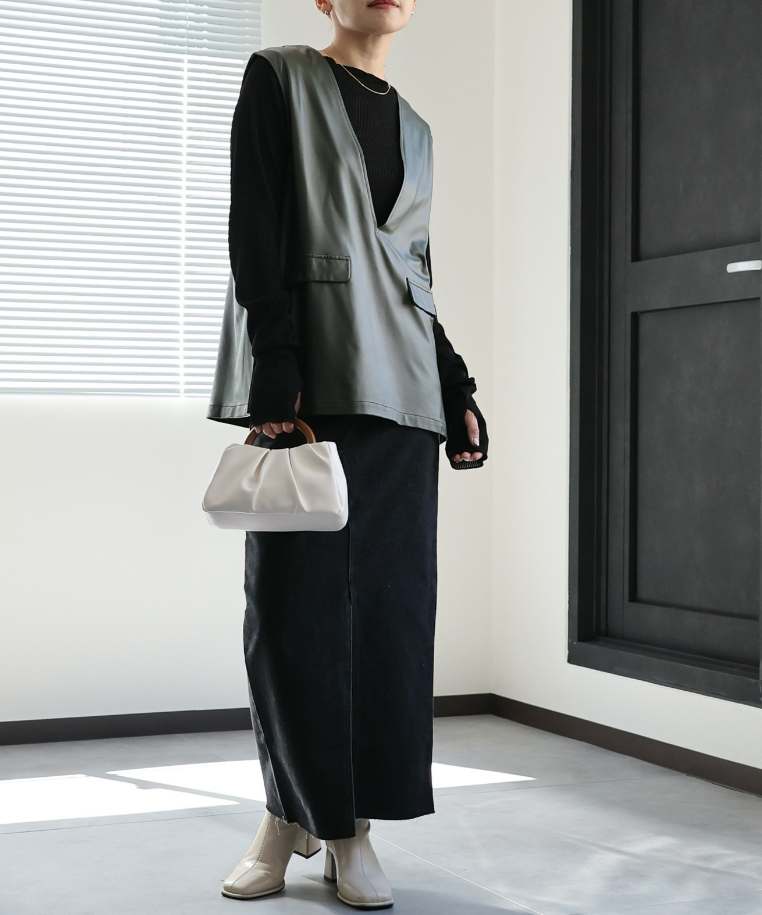 model:162㎝　着用サイズ:FREE