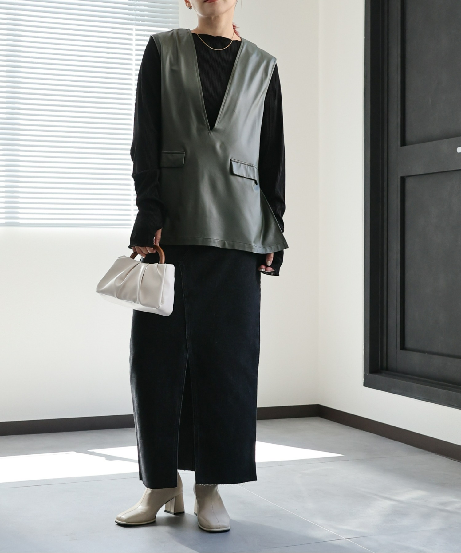 model:162㎝　着用サイズ:FREE