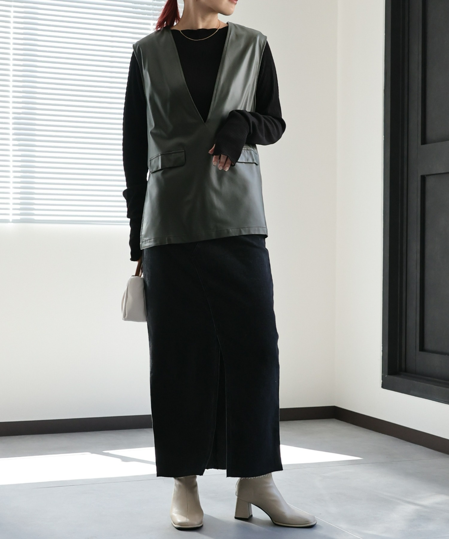 model:162㎝　着用サイズ:FREE