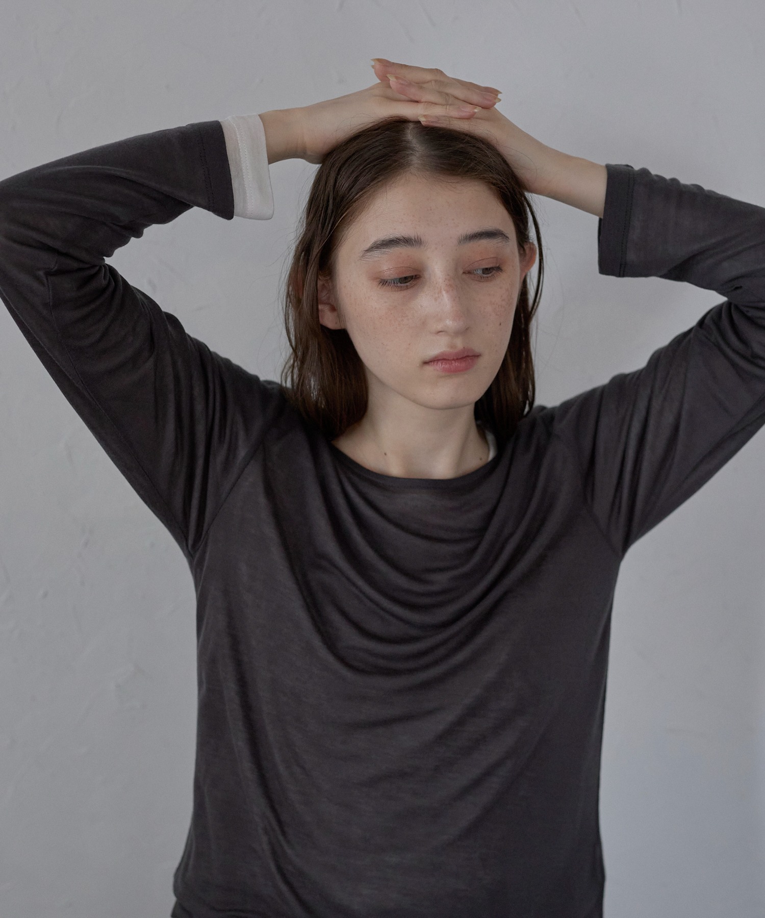 model：H164 着用サイズ：FREE