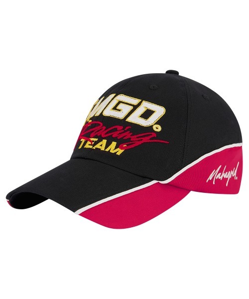 mahagrid/マハグリッド』RACING BALL CAP/レーシングボール キャップ  mahagrid│A'GEM/9×.KOM【公式】｜韓国・ストリートブランド通販サイト エージェムナイン ドットケーオーエム