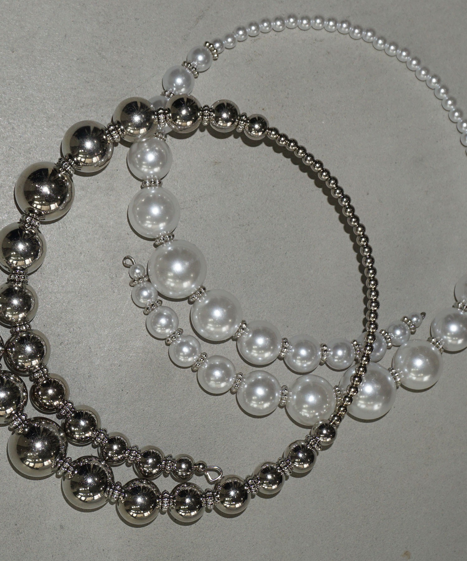 パール チョーカー ボール シルバー / Pearl Choker Ball Silver
