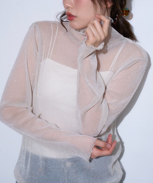 model：163cm / size：F