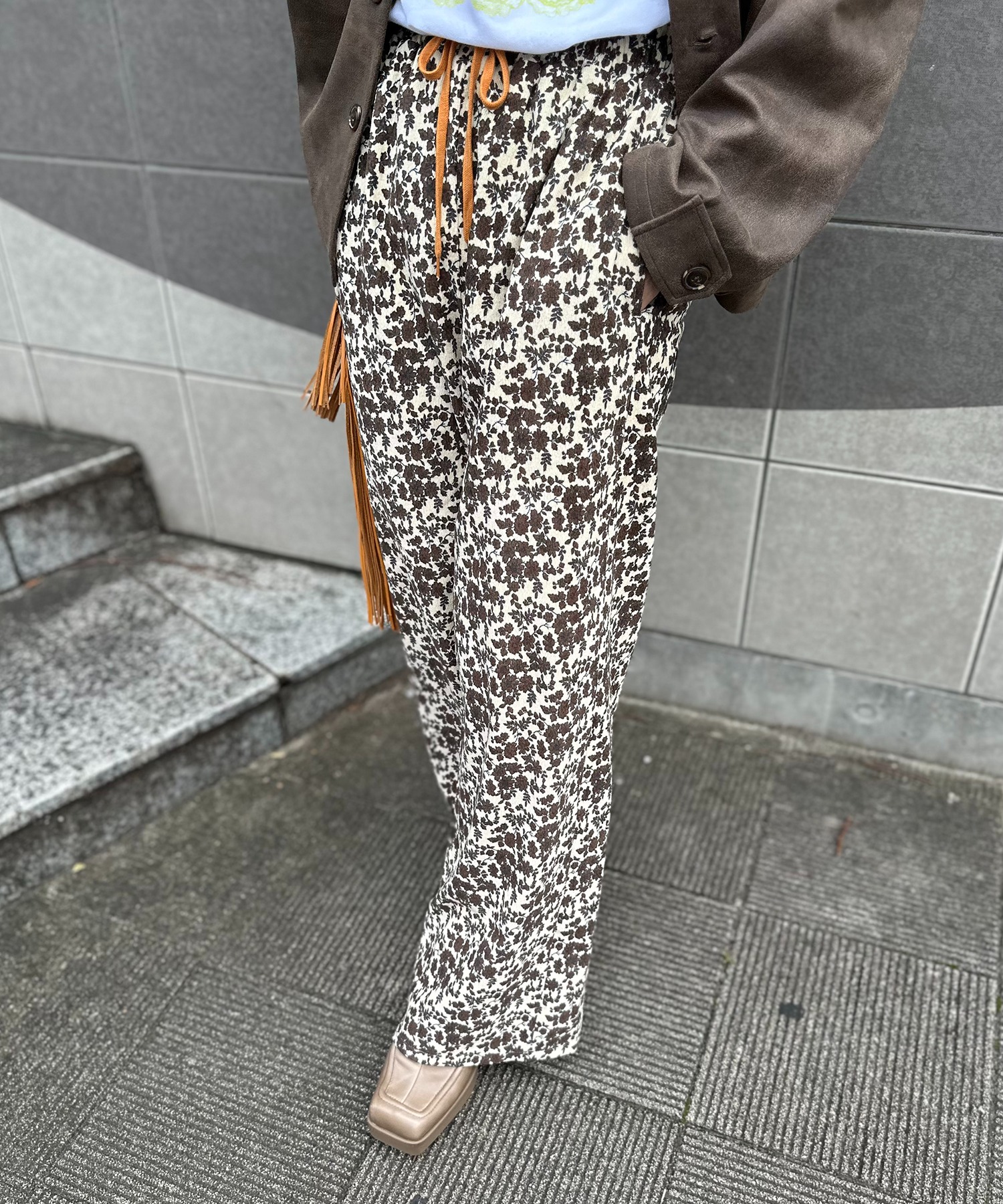 ブラウン
model:154cm 着用サイズ:FREE