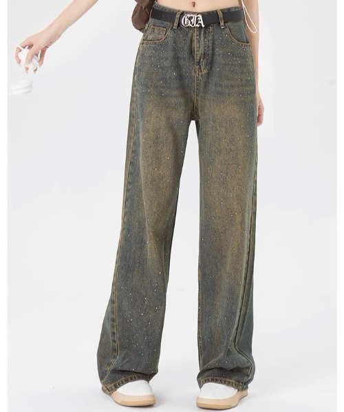 A'GEM/9 × .kom 『.KOM/ドットケーオーエム』ハイウエストダイヤデニム