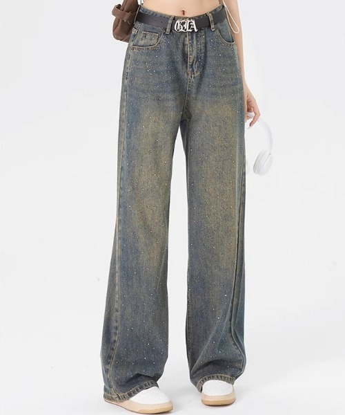 A'GEM/9 × .kom 『.KOM/ドットケーオーエム』ハイウエストダイヤデニム