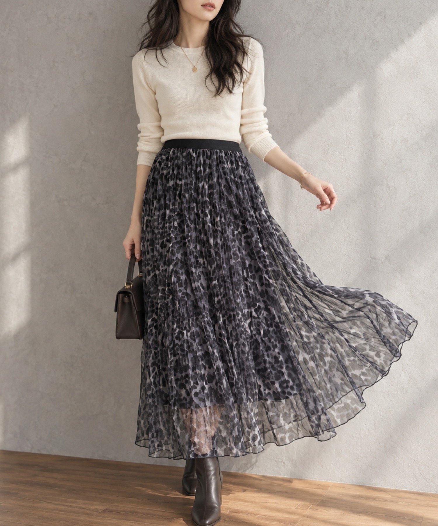 model：158cm 着用サイズ：FREE