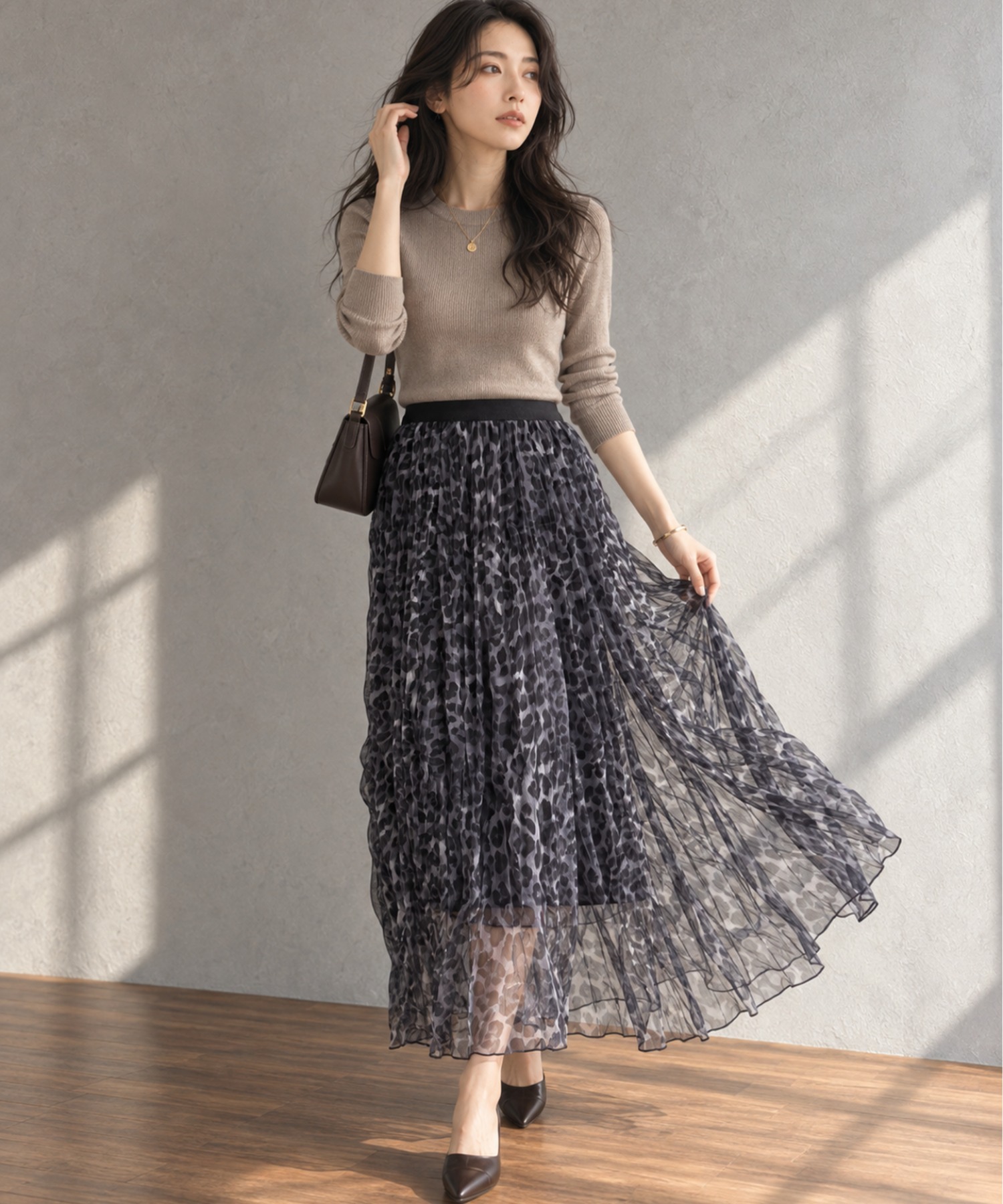 model：158cm 着用サイズ：FREE