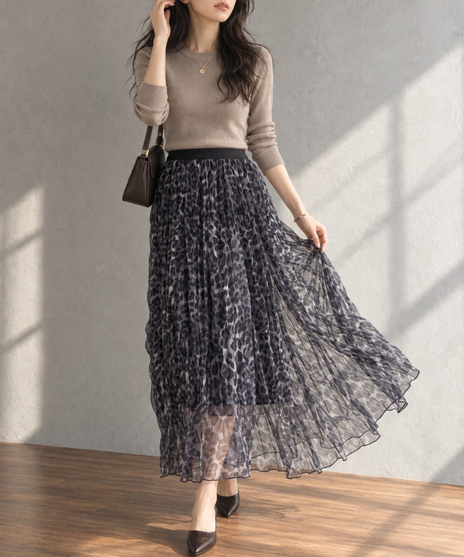 model：158cm 着用サイズ：FREE