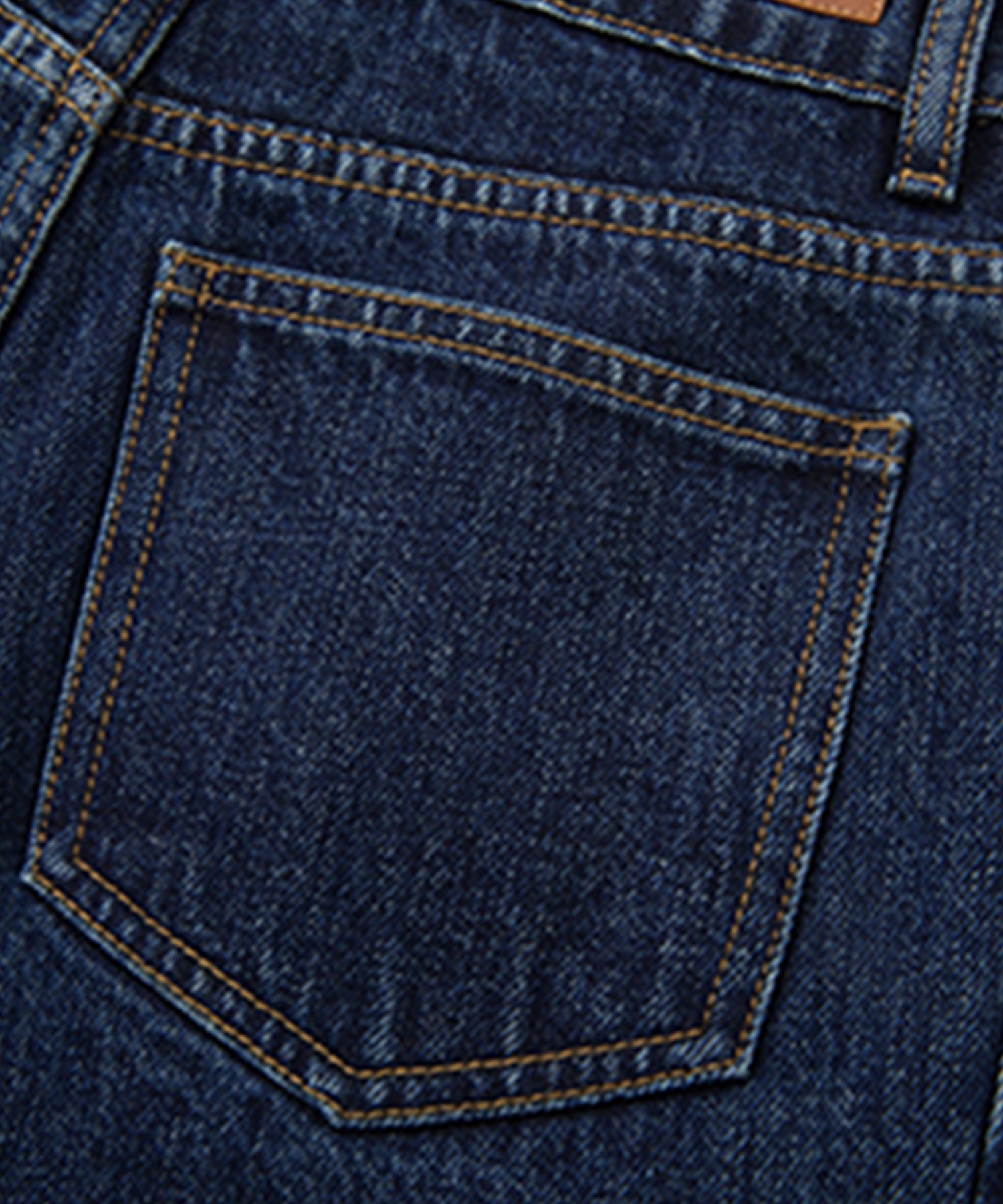 ハイウエスト サイドシーム カーブデニムパンツ FC25K043【Fano