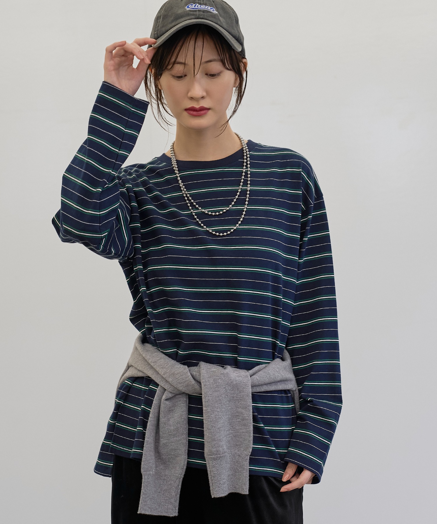 model：H166　着用サイズ：F