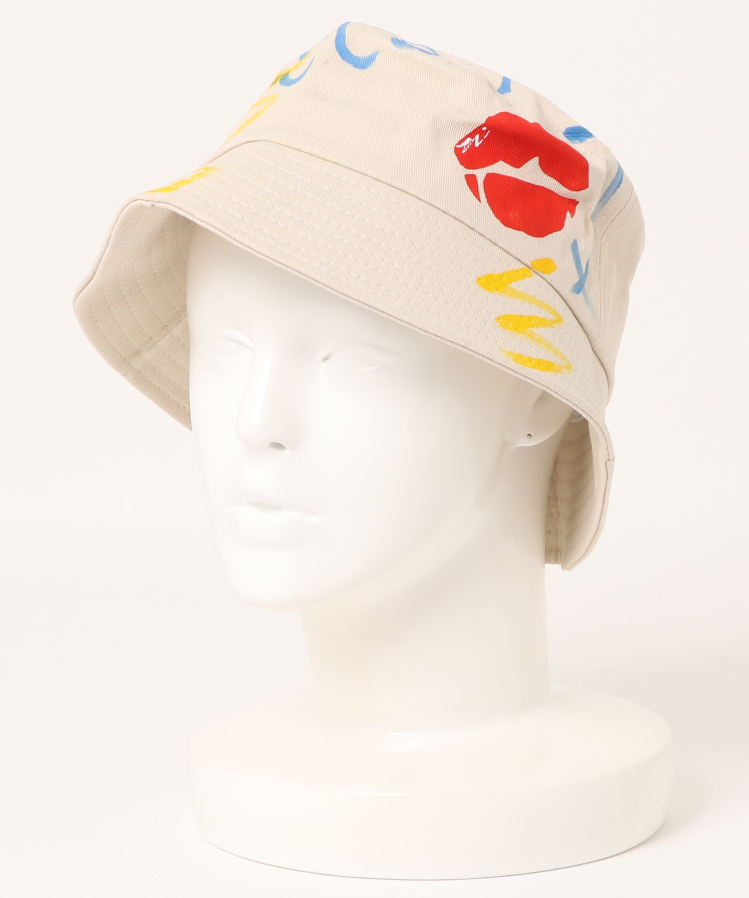 落書き風イラストプリントリバーシブルバケットハット Dbinformation It