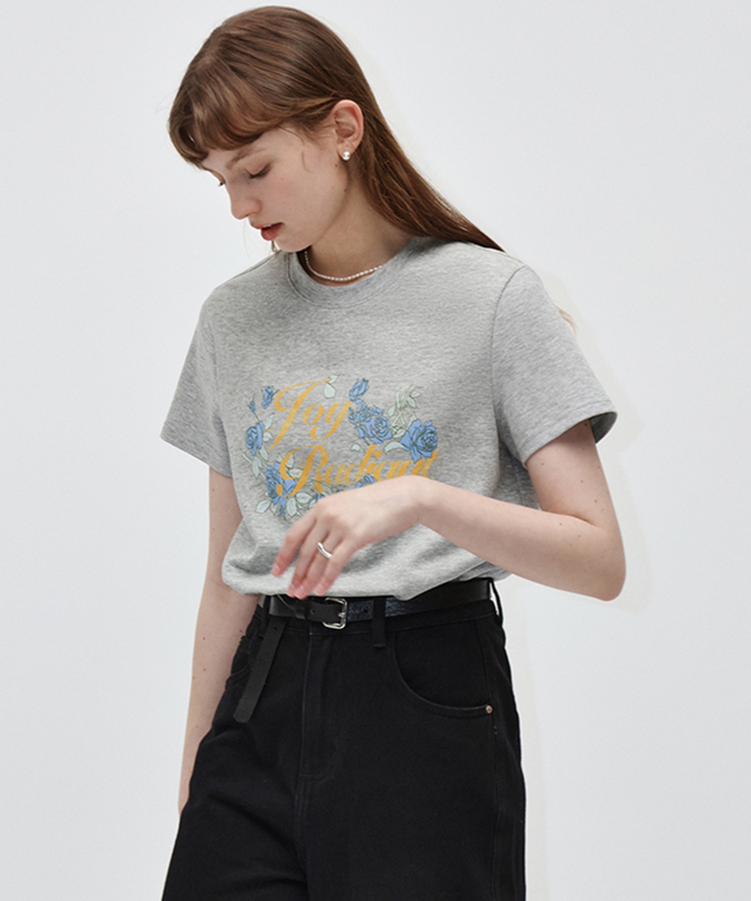 STUDIOUS - 【Fano Studios】新品未使用フラワーロゴニットアンサンブル フラワーレタリングプリントTシャツ FX24S092【Fano Studios