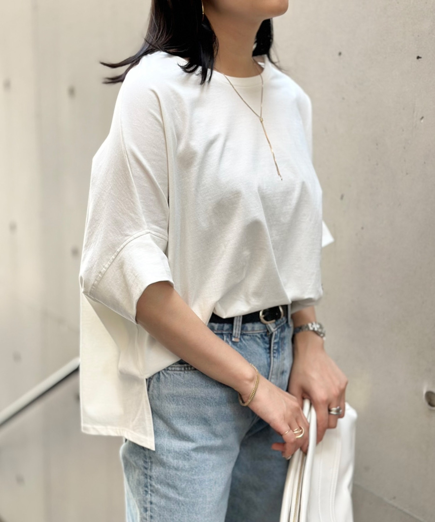FORME 2025 SUMMER ホワイト　ドルマンスリーブ forme - FORME 2025 SUMMER ホワイト ドルマンスリーブの通販 by