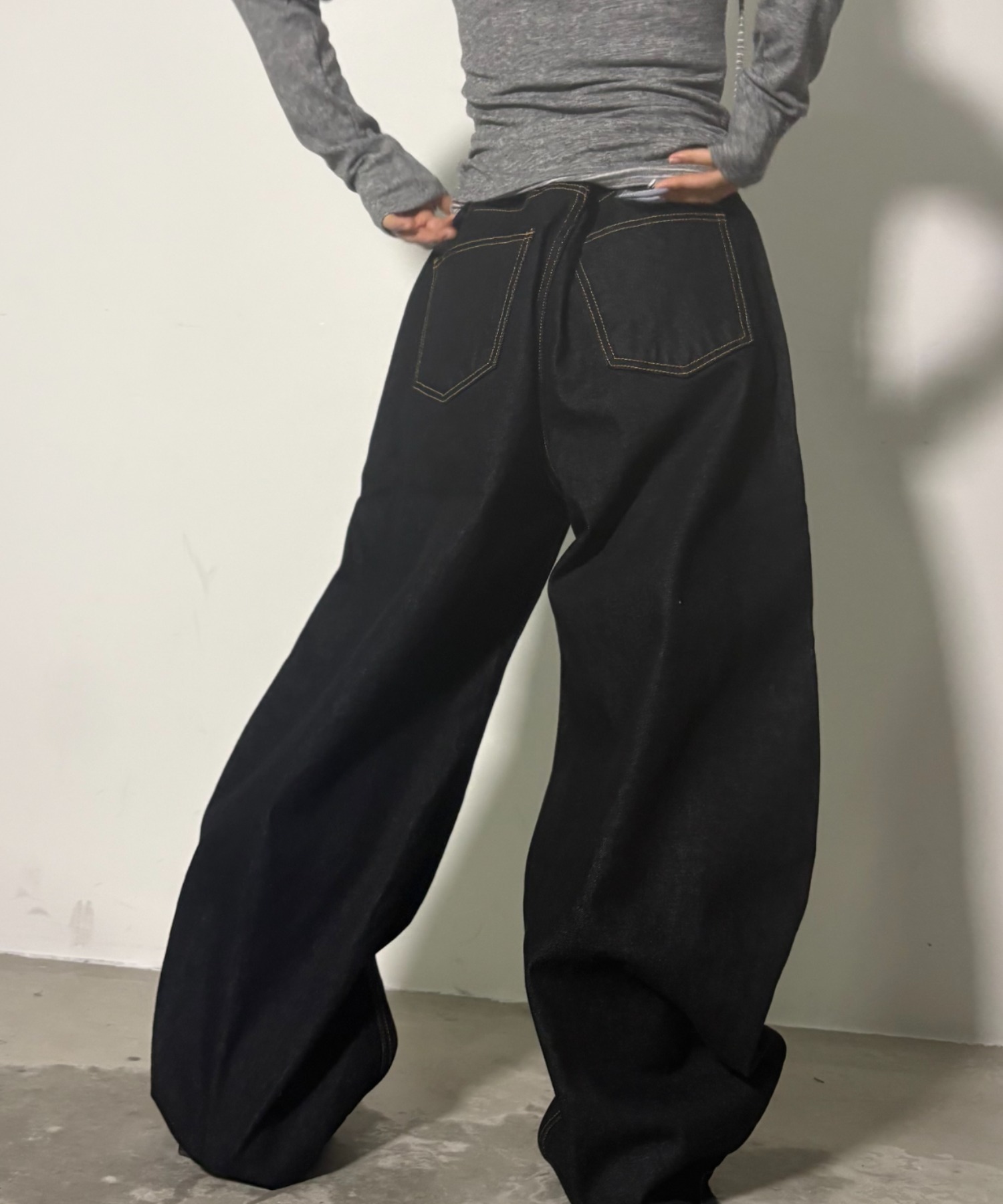 A'GEM/9 × .kom 『A'gem/エージェム』スタッズデニムパンツ A'gem│A