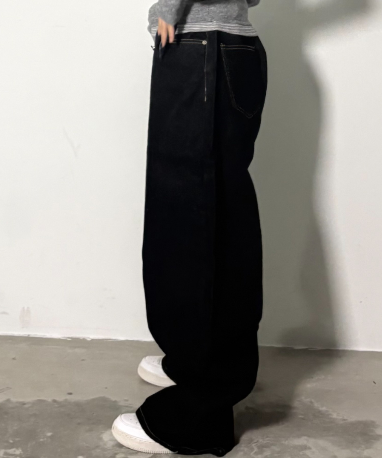 A'GEM/9 × .kom 『A'gem/エージェム』スタッズデニムパンツ A'gem│A