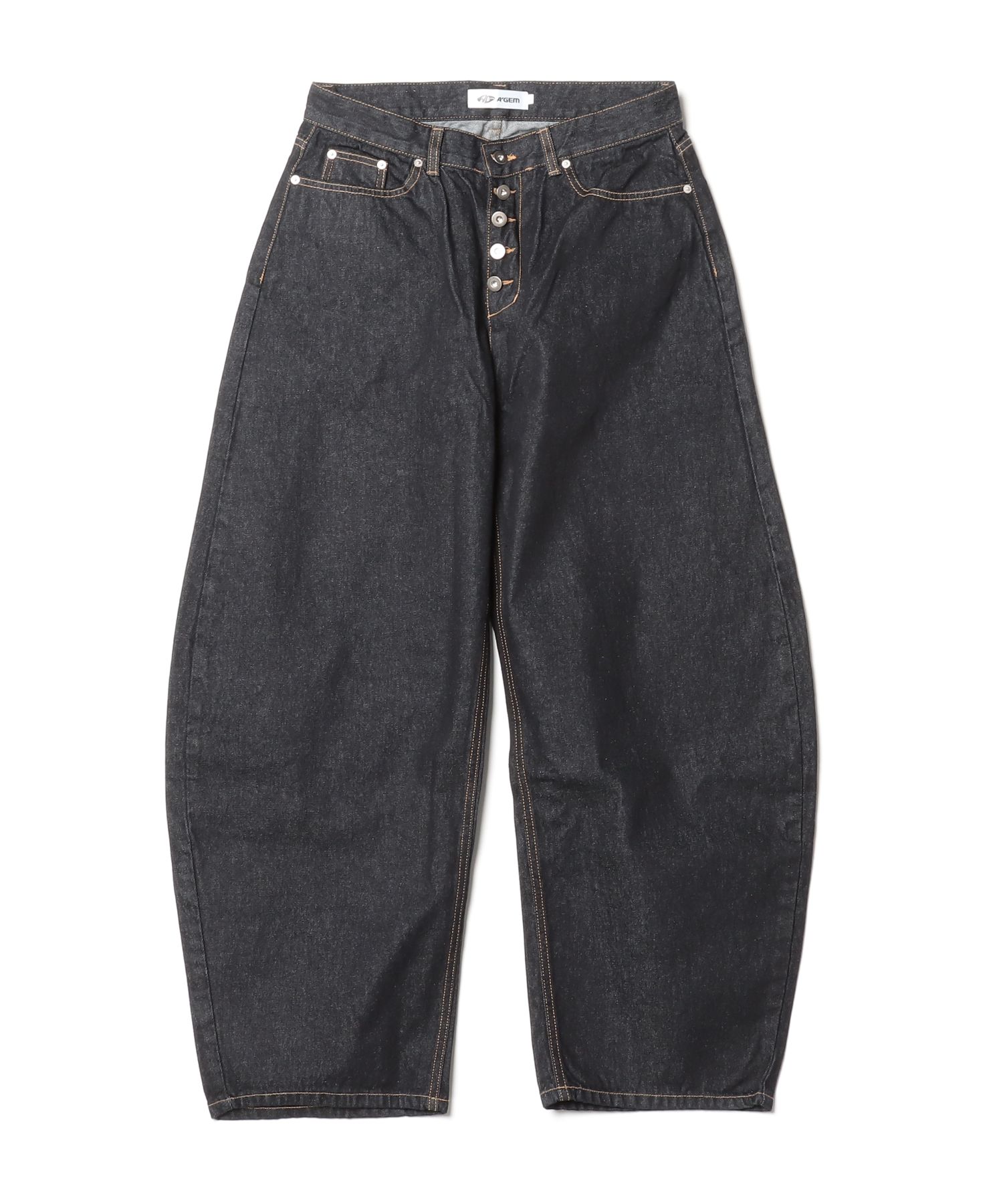 A'GEM/9 × .kom 『A'gem/エージェム』スタッズデニムパンツ A'gem│A