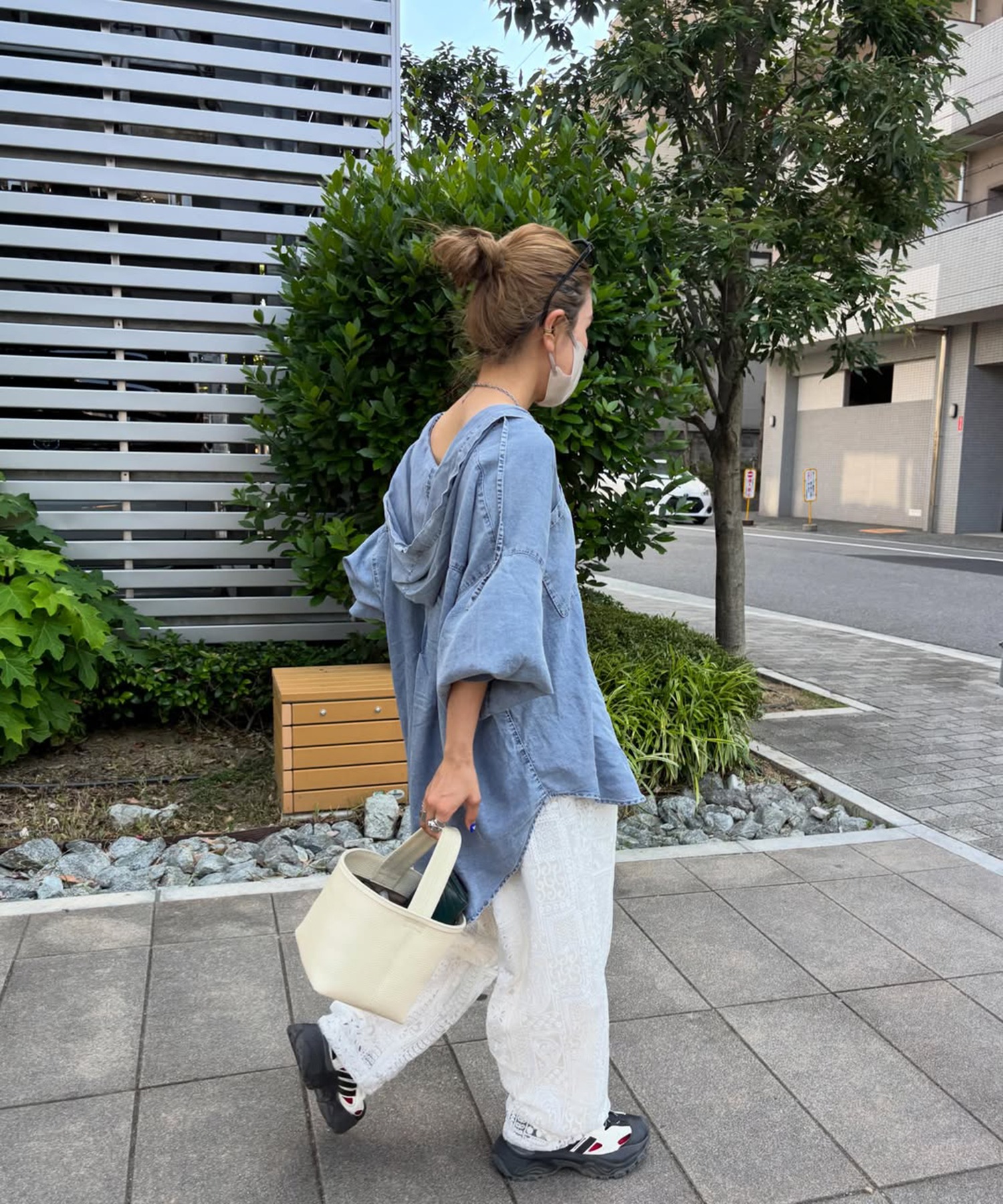 model：H152 着用サイズ：FREE