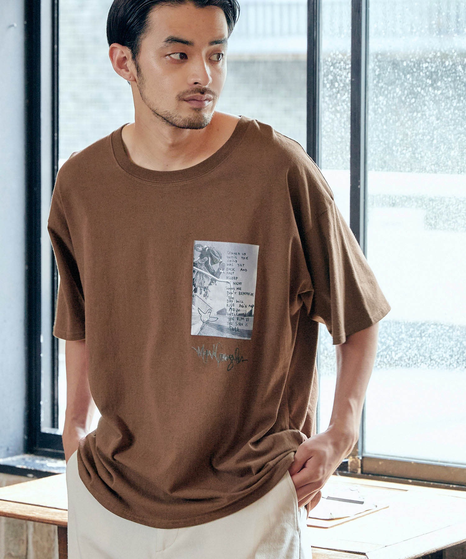 Mark Gonzales マークゴンザレス Mono Mart別注 ビッグシルエット 半袖tシャツ Mono Mart Mono Mart モノマート 公式オンラインストア