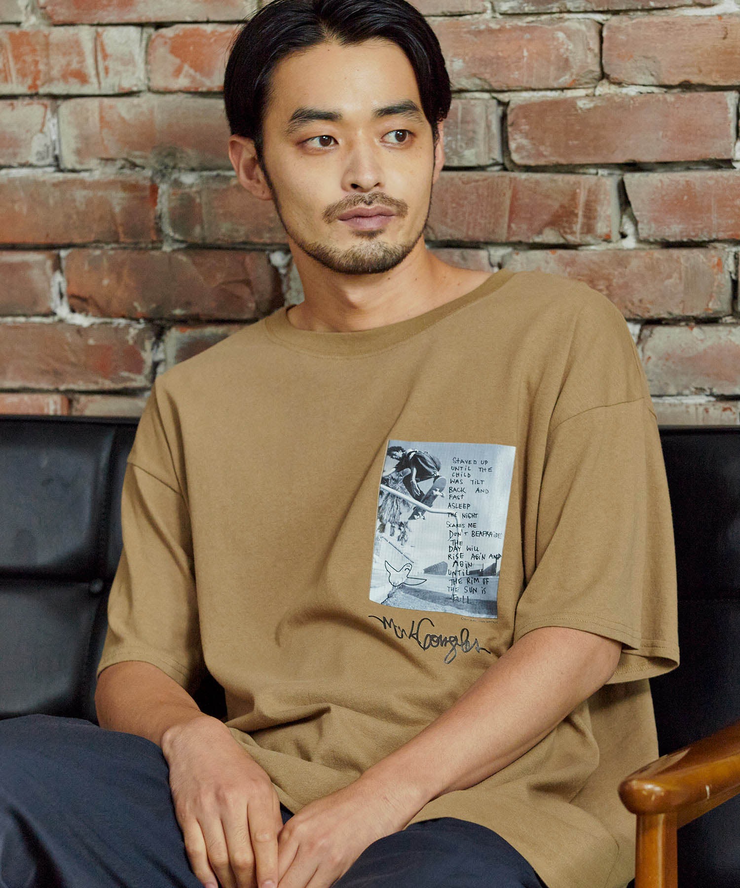 Mark Gonzales マークゴンザレス Mono Mart別注 ビッグシルエット 半袖tシャツ Mono Mart Mono Mart モノマート 公式オンラインストア