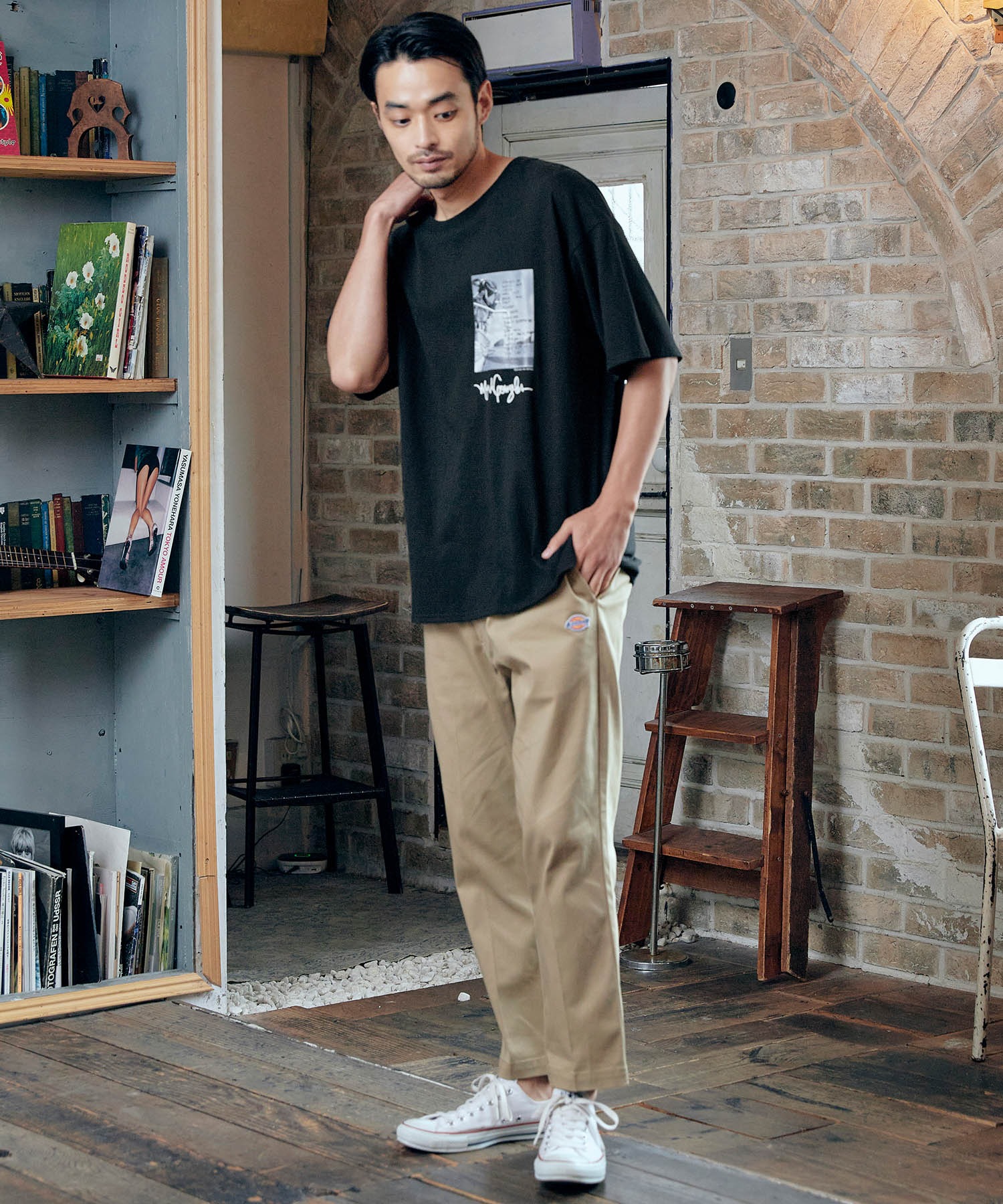 □Mark Gonzales/マークゴンザレス MONO-MART別注 ビッグシルエット