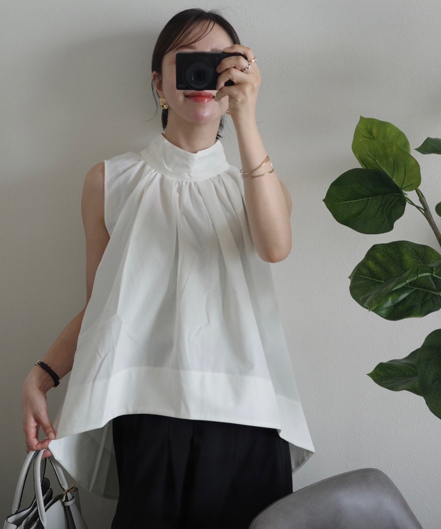 model：H167 着用サイズ：FREE