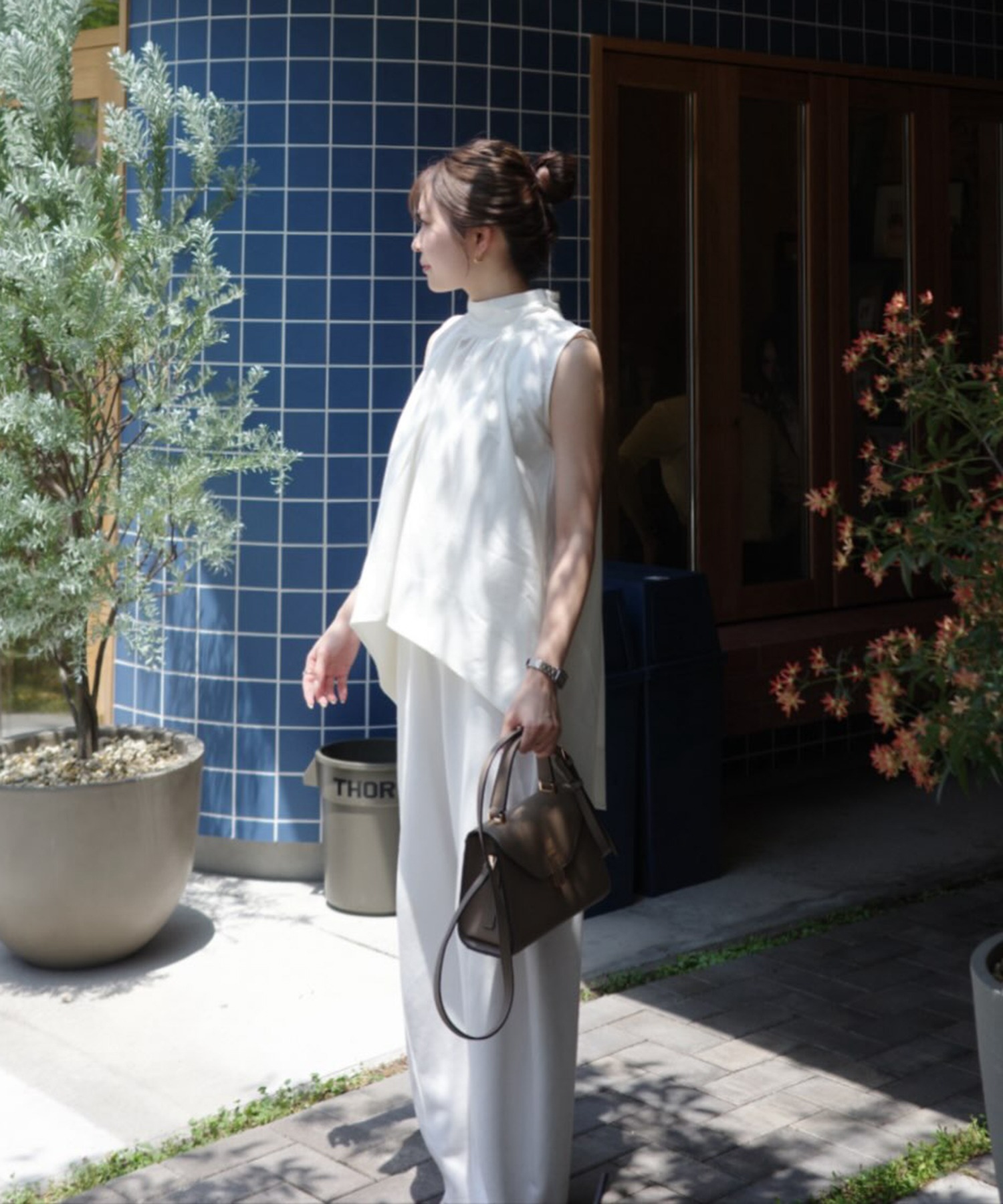 model：H155 着用サイズ：FREE