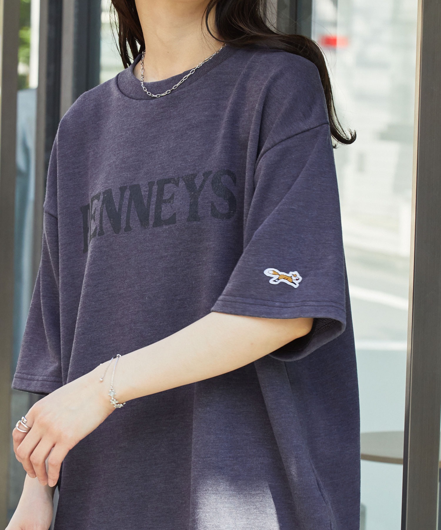 PENNEYS/ペニーズ 別注 THE FOX ロゴ スノーウォッシュ ワッペン